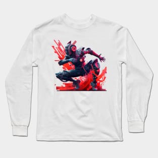 Cyberpunk Ninja Long Sleeve T-Shirt